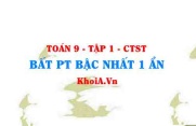 Bất phương trình bậc nhất một ẩn là gì? và cách giải BPT...